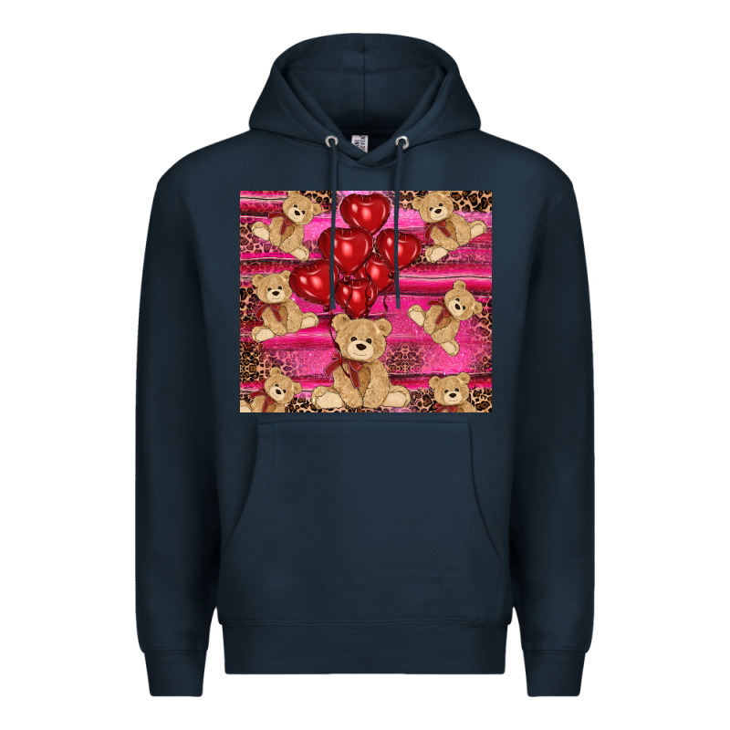 Valentines Day Teddy Bear Tumbler Premium Hoodie by RanaPortraitStore | Teevron