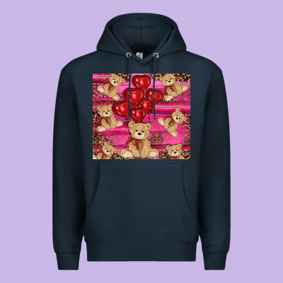Premium Hoodie valentines day teddy bear tumbler