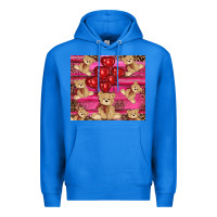 True Royal valentines day teddy bear tumbler Premium Hoodie - RanaPortraitStore