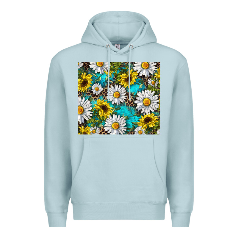 Western Daisy And Sunflower Premium Hoodie by RanaPortraitStore | Teevron
