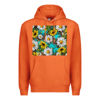 Carrot western daisy and sunflower Premium Hoodie - RanaPortraitStore