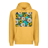 Mustard western daisy and sunflower Premium Hoodie - RanaPortraitStore