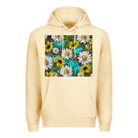 Pina Colada western daisy and sunflower Premium Hoodie - RanaPortraitStore