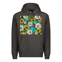Smoke western daisy and sunflower Premium Hoodie - RanaPortraitStore