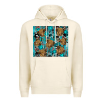 Tofu western aztec highland cow Premium Hoodie - RanaPortraitStore