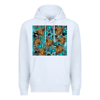 White western aztec highland cow Premium Hoodie - RanaPortraitStore