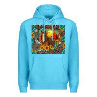 Western Horse And Desert Tumbler Premium Hoodie | Teevron