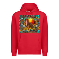 Red western horse and desert tumbler Premium Hoodie - RanaPortraitStore