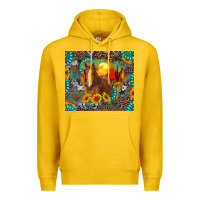 Lemon western horse and desert tumbler Premium Hoodie - RanaPortraitStore