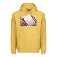 Antique Gold baseball brushstroke Premium Hoodie - RanaPortraitStore