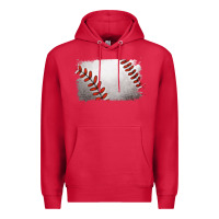 Cardinal baseball brushstroke Premium Hoodie - RanaPortraitStore