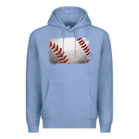 Colony Blue baseball brushstroke Premium Hoodie - RanaPortraitStore