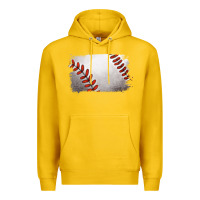 Lemon baseball brushstroke Premium Hoodie - RanaPortraitStore