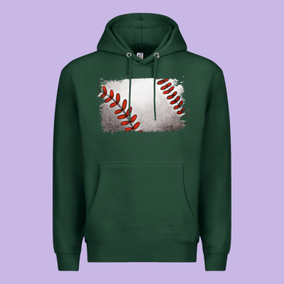 Premium Hoodie baseball brushstroke