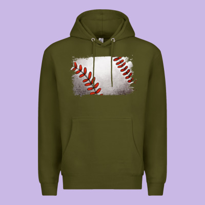 Premium Hoodie baseball brushstroke