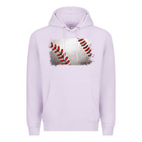 Lilac baseball brushstroke Premium Hoodie - RanaPortraitStore