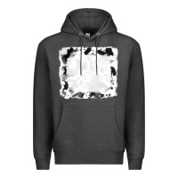 Charcoal Heather black and white cowhide frames Premium Hoodie - RanaPortraitStore