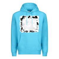 Ocean Blue black and white cowhide frames Premium Hoodie - RanaPortraitStore