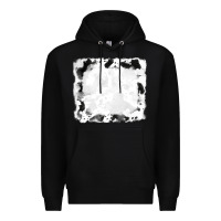 Black black and white cowhide frames Premium Hoodie - RanaPortraitStore