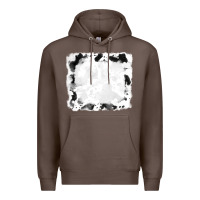 Coffee black and white cowhide frames Premium Hoodie - RanaPortraitStore