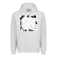 Dove Grey black and white cowhide frames Premium Hoodie - RanaPortraitStore