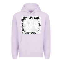 Lilac black and white cowhide frames Premium Hoodie - RanaPortraitStore