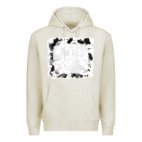 Oatmeal Heather black and white cowhide frames Premium Hoodie - RanaPortraitStore