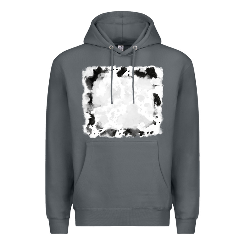 Black And White Cowhide Frames Premium Hoodie by RanaPortraitStore | Teevron