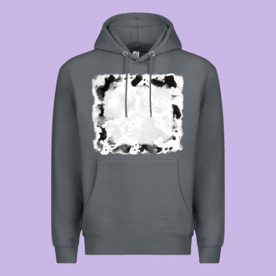 Black And White Cowhide Frames Premium Hoodie Designed By Ranaportraitstore