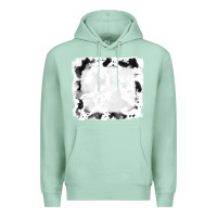 Seafoam black and white cowhide frames Premium Hoodie - RanaPortraitStore