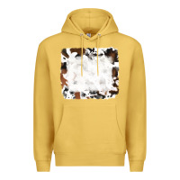 Antique Gold black and brown cowhide Premium Hoodie - RanaPortraitStore