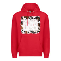 Red black and brown cowhide Premium Hoodie - RanaPortraitStore
