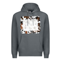 Rock black and brown cowhide Premium Hoodie - RanaPortraitStore