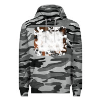 Slate Camo black and brown cowhide Premium Hoodie - RanaPortraitStore