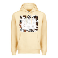 Pina Colada black and brown cowhide Premium Hoodie - RanaPortraitStore