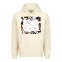 Sandshell black and brown cowhide Premium Hoodie - RanaPortraitStore