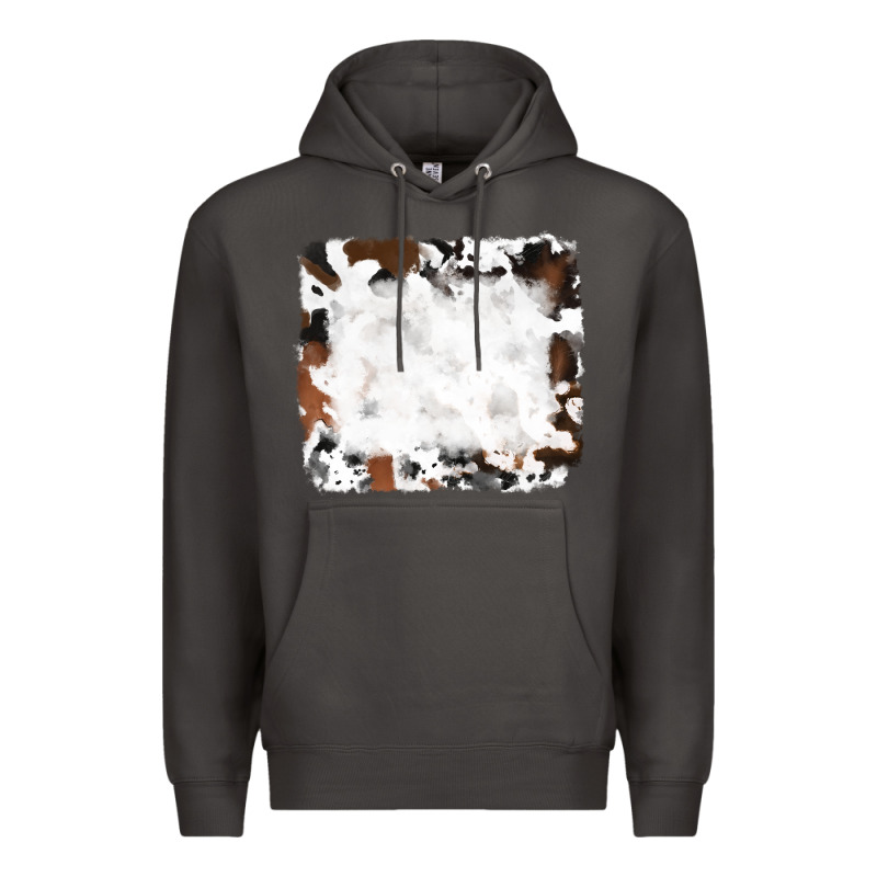 Black And Brown Cowhide Premium Hoodie by RanaPortraitStore | Teevron