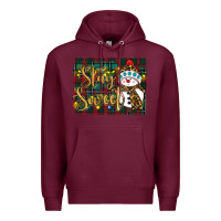 Burgundy christmas stay Premium Hoodie - RanaPortraitStore