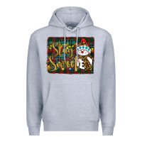 Heather Grey christmas stay Premium Hoodie - RanaPortraitStore
