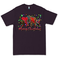 Plum merry Christmas teeth Premium Tee - CowhideDigitalArt