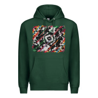 Sports Green cowhide and serape background Premium Hoodie - RanaPortraitStore