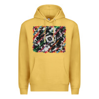 Antique Gold cowhide and serape background Premium Hoodie - RanaPortraitStore