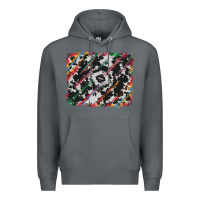 Rock cowhide and serape background Premium Hoodie - RanaPortraitStore