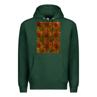 Sports Green cactus background Premium Hoodie - RanaPortraitStore