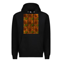 Black cactus background Premium Hoodie - RanaPortraitStore