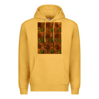 Mustard cactus background Premium Hoodie - RanaPortraitStore