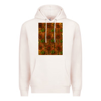 Pale Pink cactus background Premium Hoodie - RanaPortraitStore