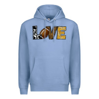 Colony Blue football love Premium Hoodie - RanaPortraitStore