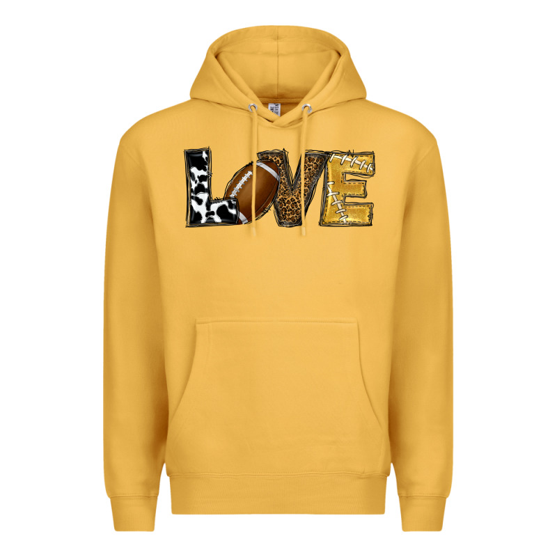 Football Love Premium Hoodie by RanaPortraitStore | Teevron