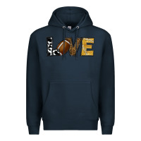 Navy football love Premium Hoodie - RanaPortraitStore